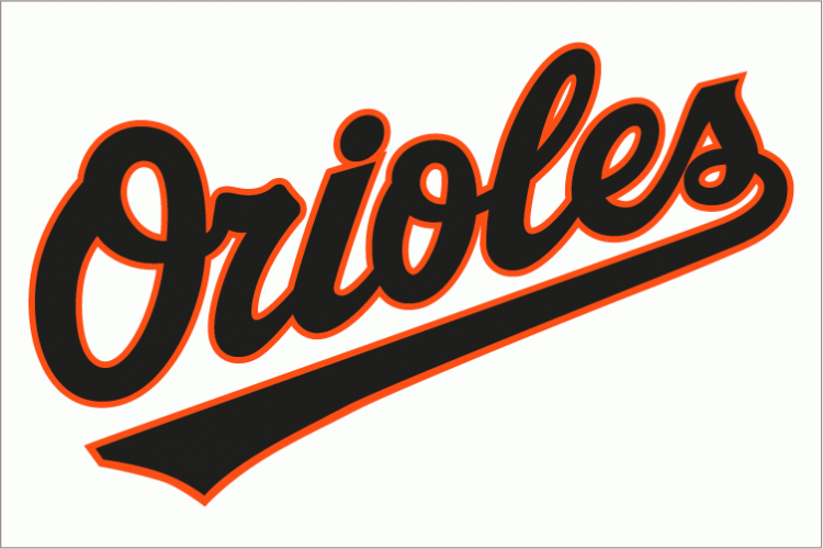 Baltimore Orioles 1995-1997 Jersey Logo fabric transfer version 2